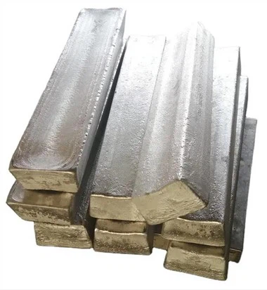 Lingots d'alliage de magnésium blanc argenté